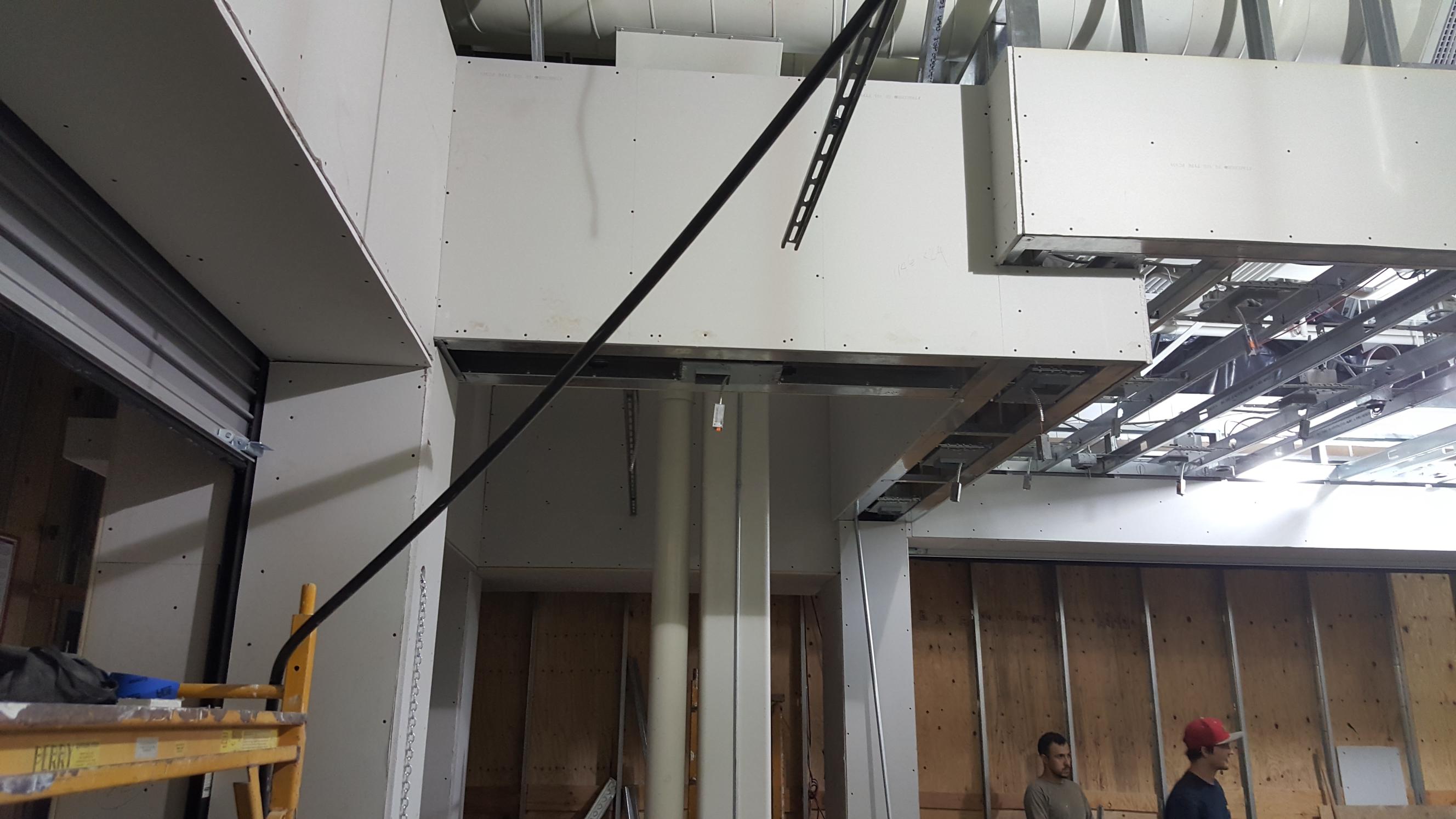 Drywall project photo, August 2017