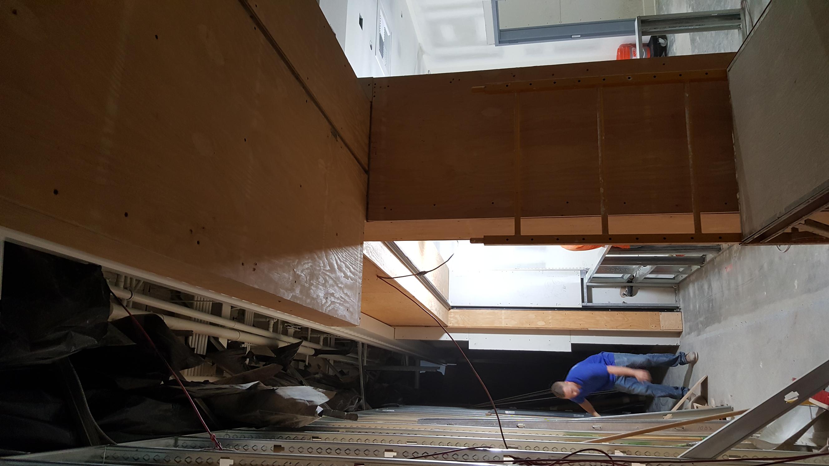 Drywall project photo, August 2017