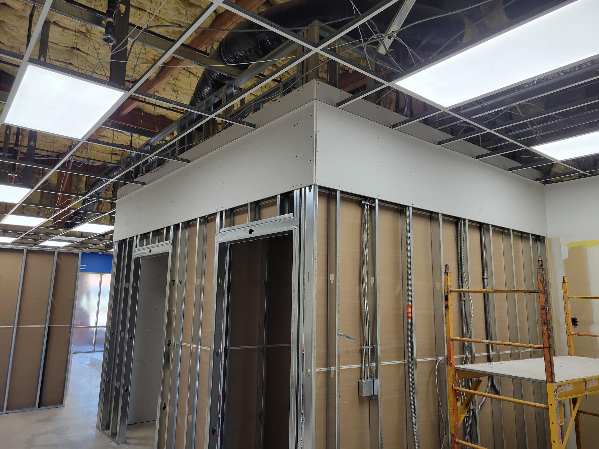 Drywall project photo, April 2026