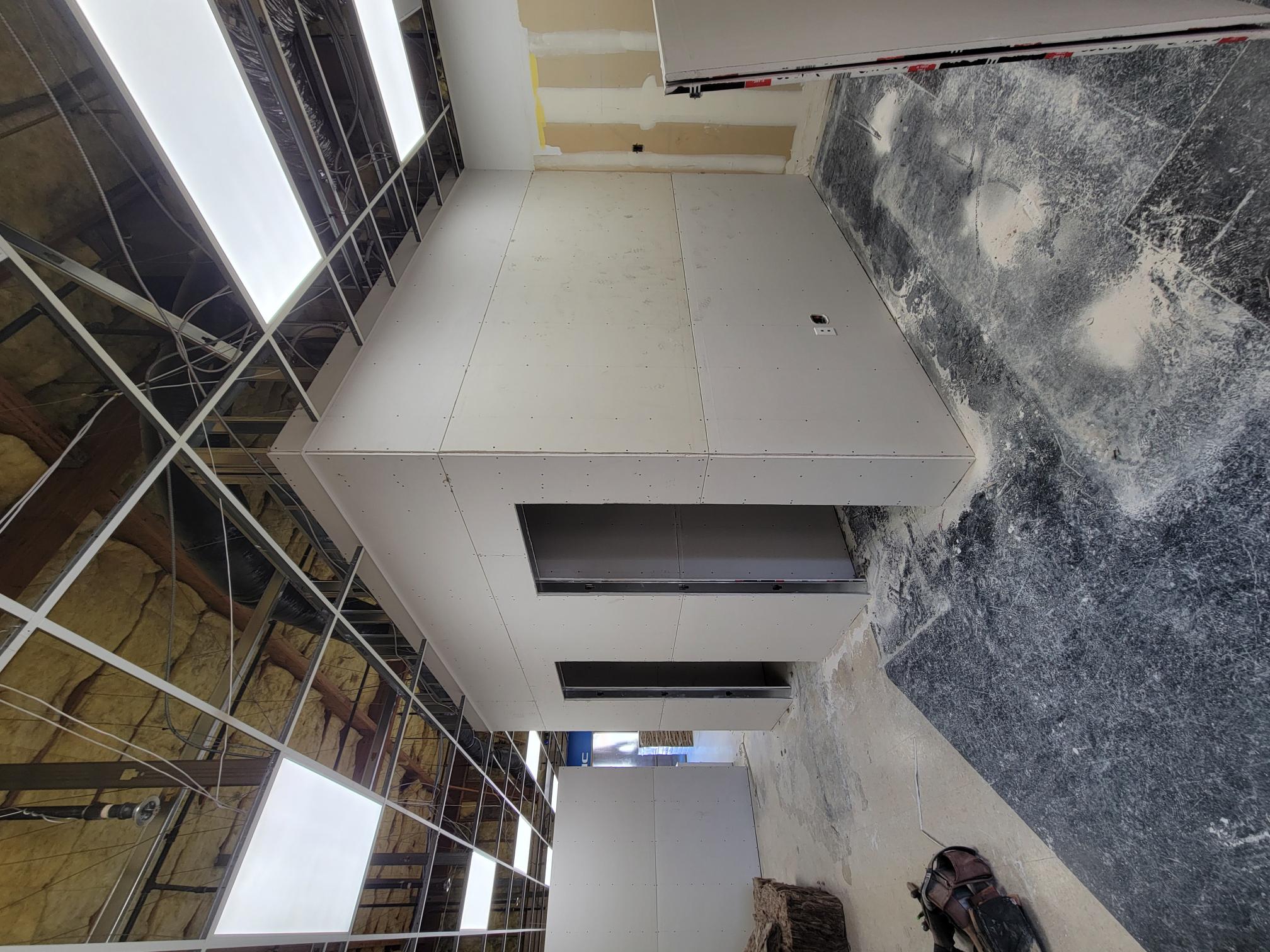 Drywall project photo, April 2026